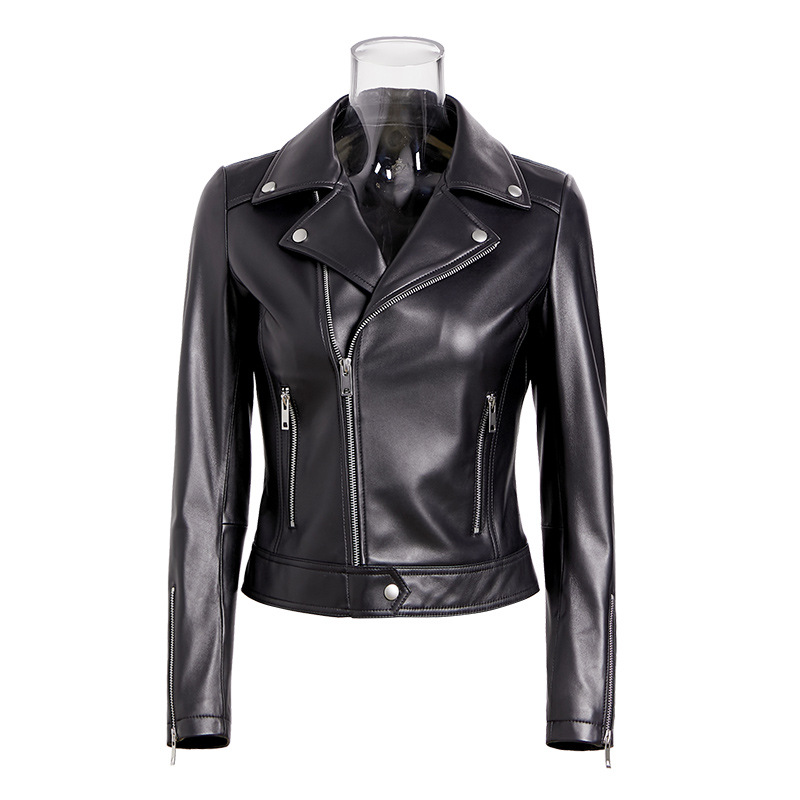 Femme  Classic Veste En Cuir  | Manteaux & Vestes Femme Femme