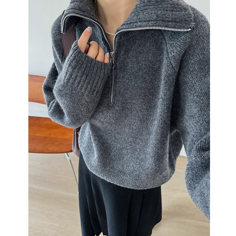 Femme  Demi-Fermeture Éclair Pullover  | Tricots Femme Femme