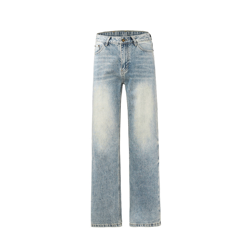 Homme  175 Coupe Slim Et Délavage Clair Jean  | Jeans Homme Homme