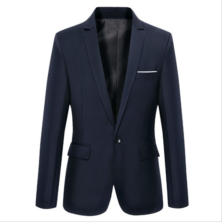 Homme  Coupe Slim Blazer À Simple Boutonnage  | Costumes & Blazers Costumes & Blazers Costumes & Blazers