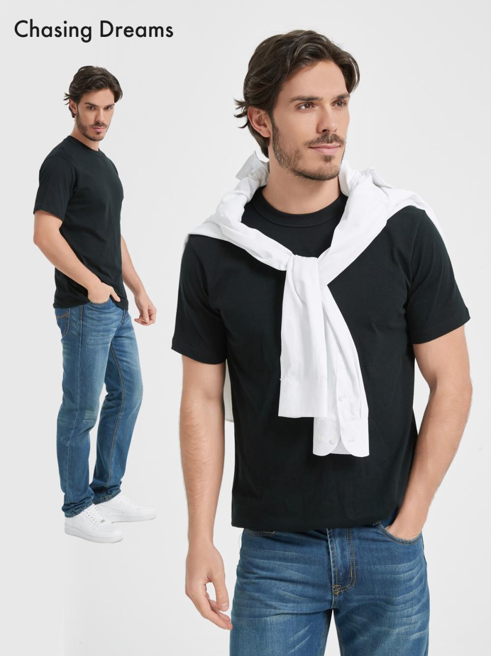 Homme  Lot De 3 Pièces En Coton T-Shirt  | T-Shirts & Tops Homme Homme