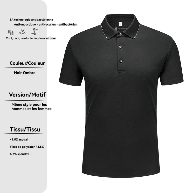 Homme  Manches Courtes Coolmax® Polo  | Polos Homme Homme