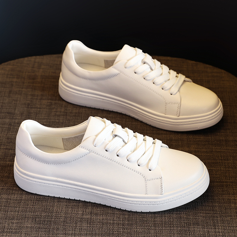 Homme  Semelle Épaisse Cuir – Baskets  | Chaussures Accessoires Chaussures