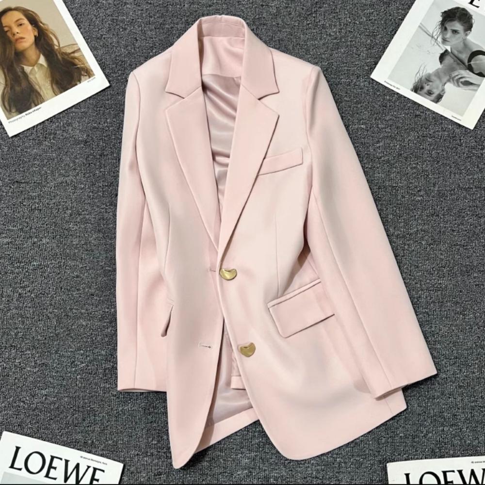 Femme  Coupe Classique Blazer À Simple Boutonnage  | Costumes & Blazers Costumes & Blazers Costumes & Blazers